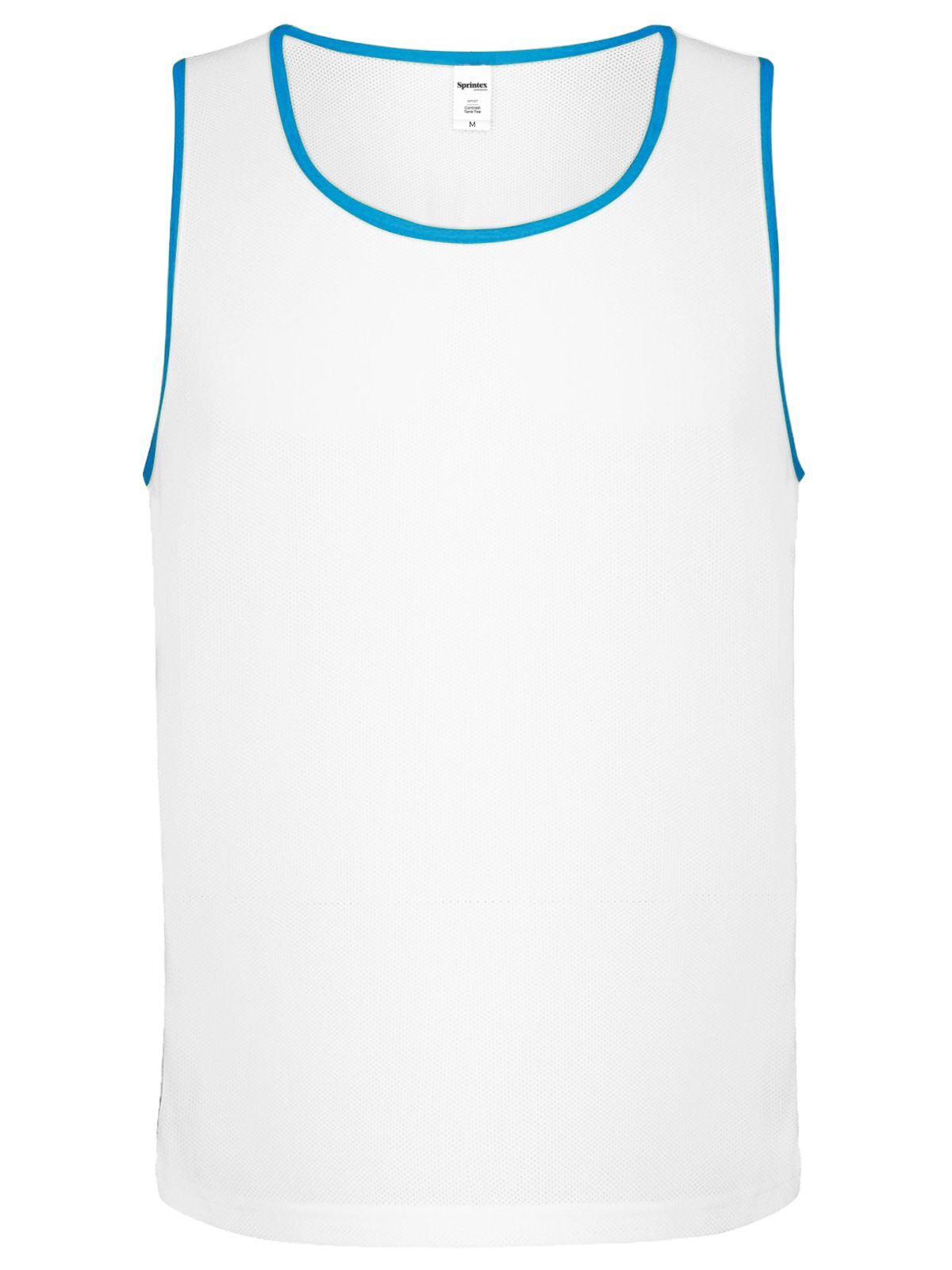 white/turquoise blue